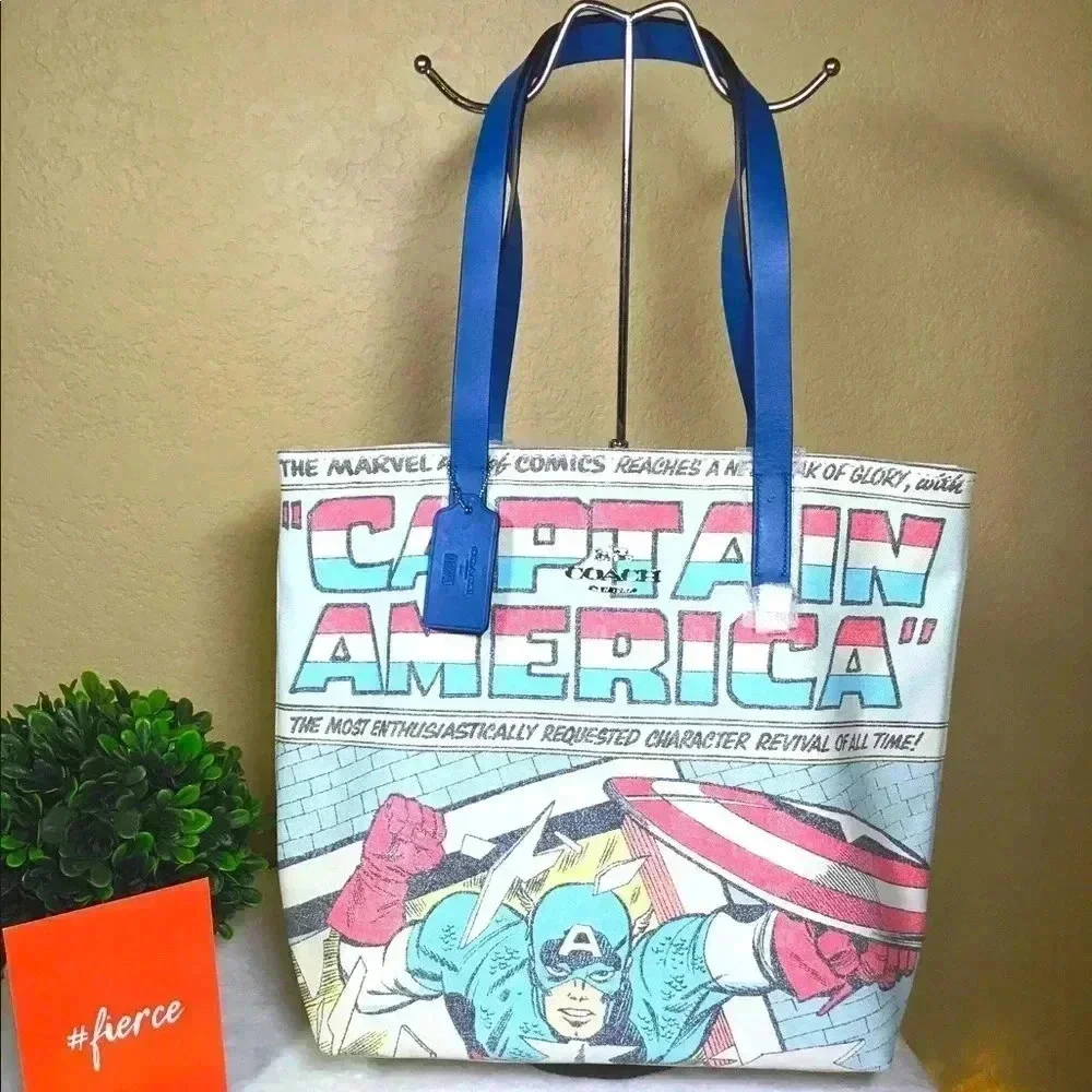 Coach Captain America Tote - Picture 2 of 6